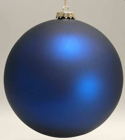 Colorworks-Midnight Blue Mat 7" Ball Ornament - Boxed