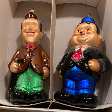 Golden Age of Hollywood Laurel And Hardy (Set Of 2) - Boxed