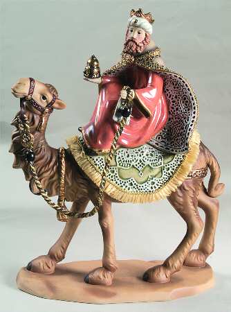 Origins Artisan Nativity King On Camel - No Box