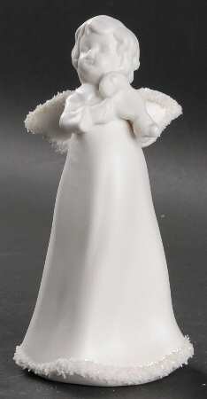 Frosty Shimmers Angel With Violin Figure - No Box