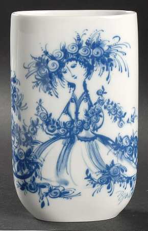 Wiinblad Giftware Blue Maiden Vase - No Box