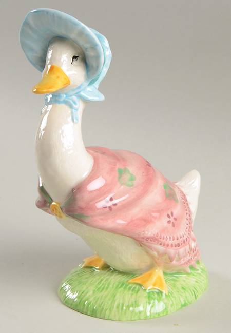 Beatrix Potter Backstamp 9 Jemima Puddle Duck-Centenary - With Box