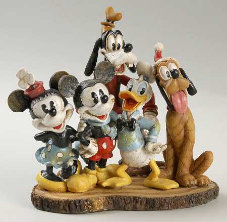 Disney Christmas Figurine Mickey & Friends - Boxed