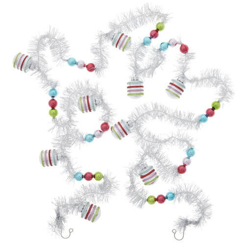Shiny Brite Ornaments Festive Fete Shape Garland - Boxed by Christopher Radko