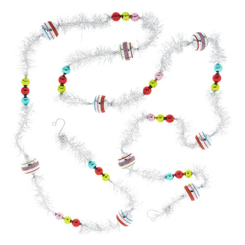 Shiny Brite Ornaments Tinsel Garland Festive Fete - Boxed