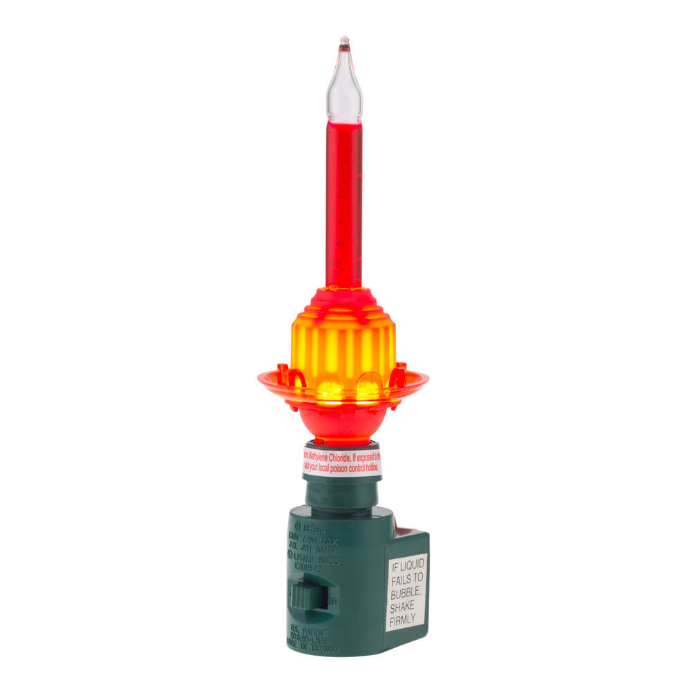Shiny Brite Ornaments Night Light Red - Holiday Splendor - Boxed by Christopher Radko