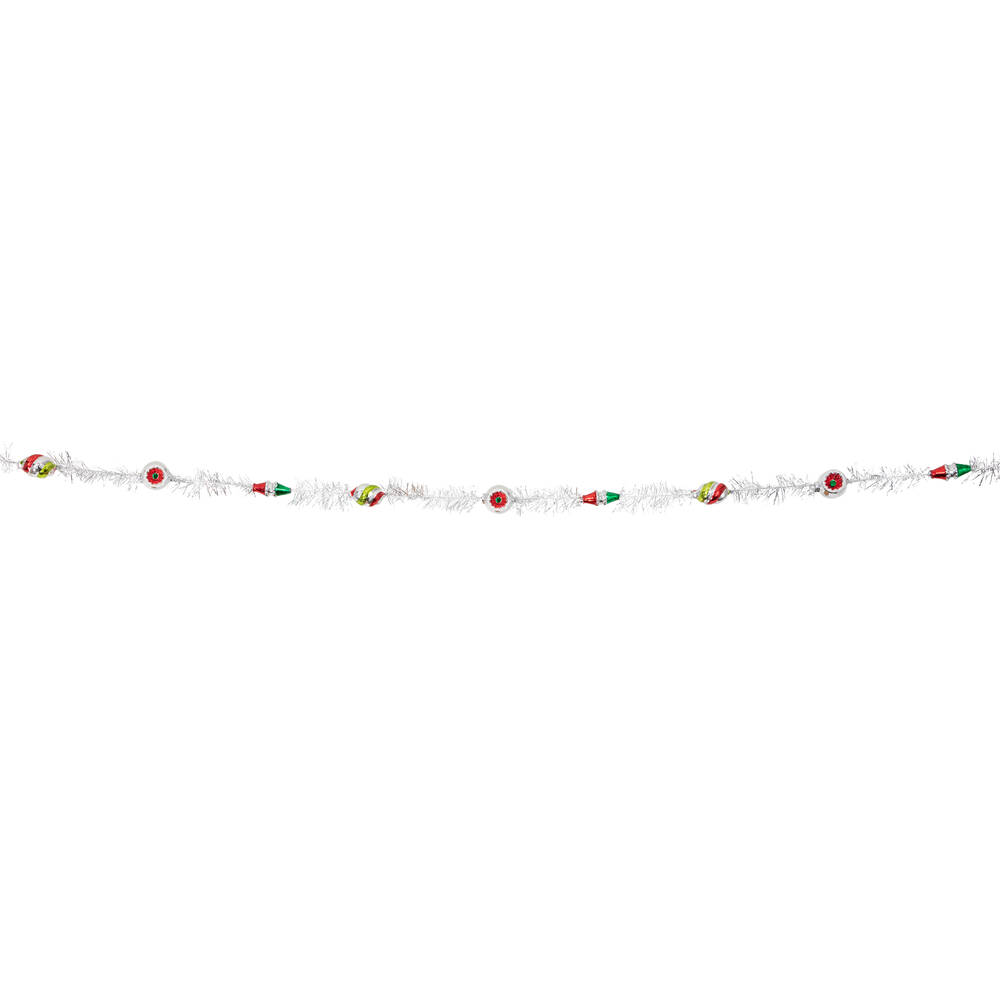 Shiny Brite Ornaments 7' Tinsel Garland-Holiday Splendor  - Boxed