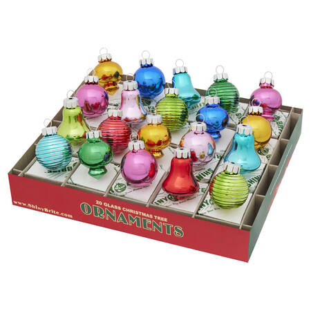 Shiny Brite Ornaments Shapes-Christmas Confetti - With Box