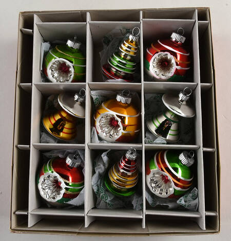 Shiny Brite Ornaments Tops & Reflectors-Assorted - With Box Bx342