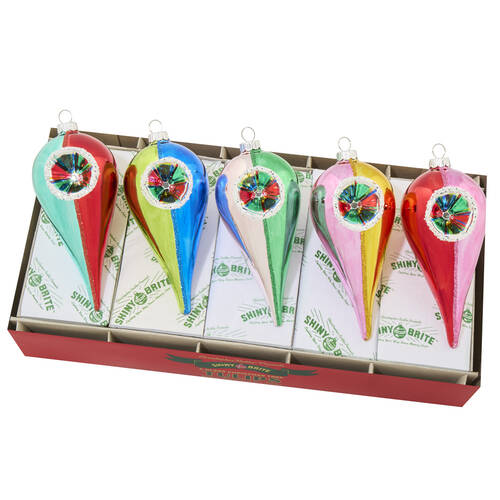 Shiny Brite Ornaments Confetti Reflector Tulips - With Box Bx357
