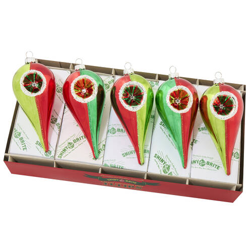 Shiny Brite Ornaments Reflector Tulips - With Box Bx352