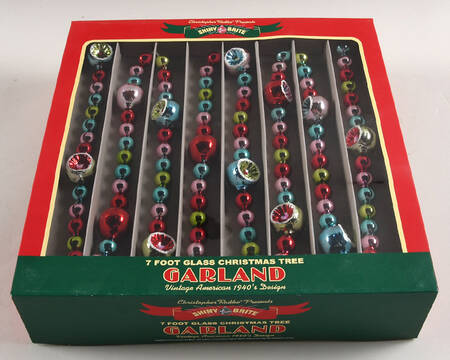 Shiny Brite Ornaments Festive Fete Garland - With Box Bx365