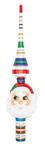 Shiny Brite Ornaments Santa Finial-Christmas Confetti - Boxed