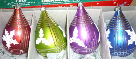 Shiny Brite Ornaments Drop Ornaments - Boxed