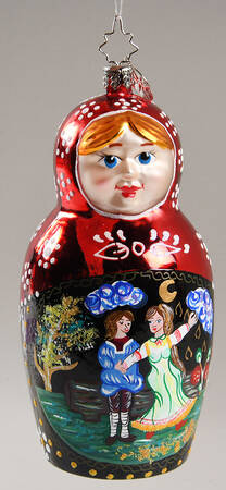 2006 Christopher Radko Ornaments Katrina Christmas-Couple-Russian Nesting - No Box