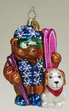 2006 Christopher Radko Ornaments Downhill Duo - No Box