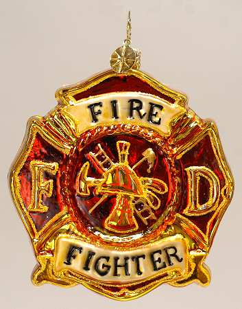 2006 Christopher Radko Ornaments The Bravest Shield - No Box
