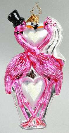 2006 Christopher Radko Ornaments Flamingo Desire - No Box