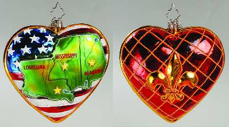 2006 Christopher Radko Ornaments In The Hearts Of America - No Box