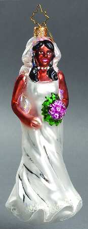 2006 Christopher Radko Ornaments She's The One-African American - No Box