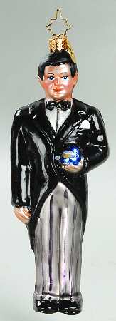 2006 Christopher Radko Ornaments He's The One-Black Hair - No Box