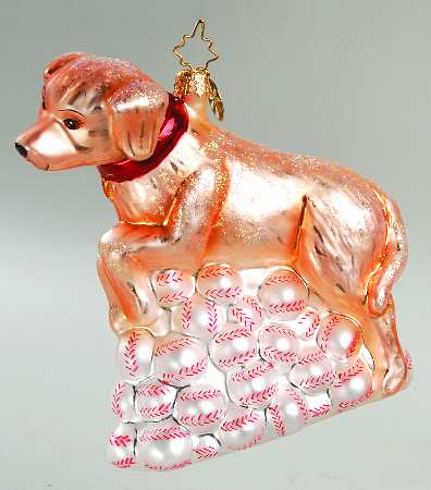 2006 Christopher Radko Ornaments A Golden Retrieval - No Box