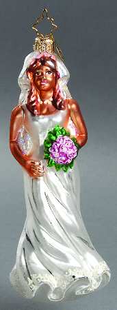 2006 Christopher Radko Ornaments She's The One-Brown Hair - No Box