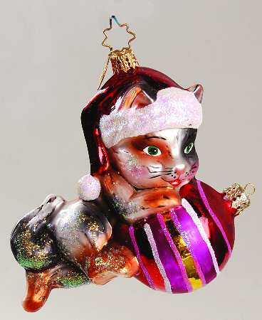 2006 Christopher Radko Ornaments Kitty Catcher - No Box
