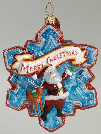 2006 Christopher Radko Ornaments A Blizzard Of Cheer-2006 Caucasian - No Box
