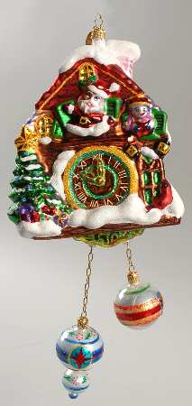 2006 Christopher Radko Ornaments Cuckoo For Christmas - No Box