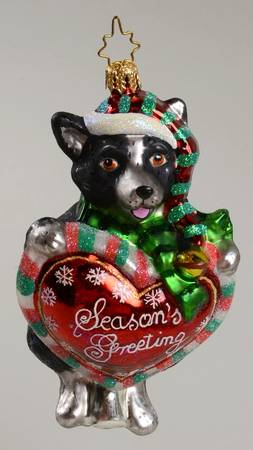 2006 Christopher Radko Ornaments Cozy Heart Kyla - No Box