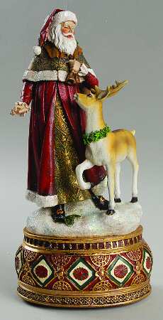 Santa's Wishes Musical-Jolly Old St Nick - Boxed