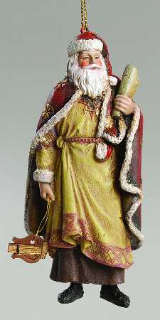 Santa's Wishes Joyeaux Noel Ornament - Boxed