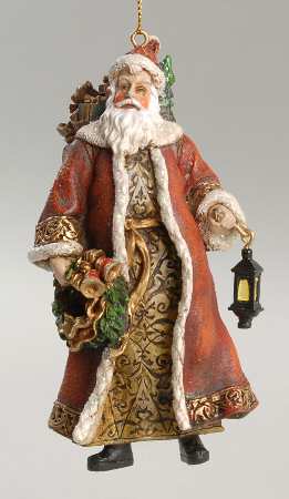 Santa's Wishes Goodwill Ornament - Boxed