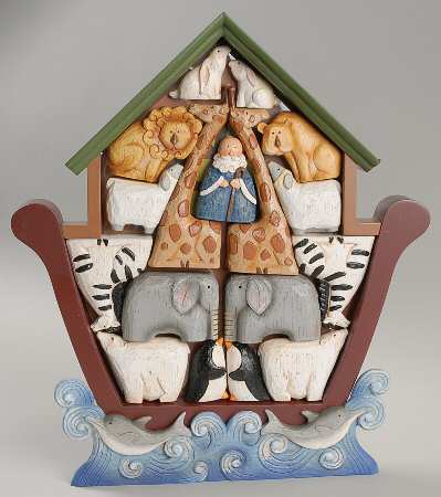 Nesting Puzzles Noah's Ark-18 Piece Set - With Box