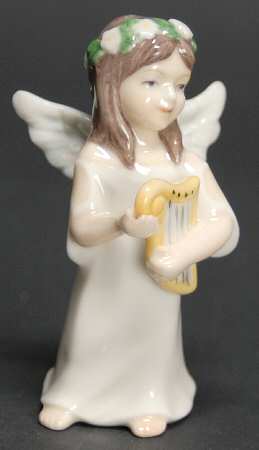 Angels Angel With Harp - Boxed