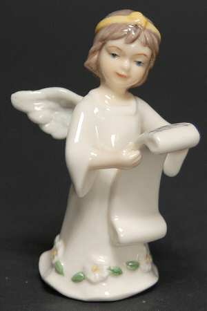 Angels Angel With Sheet Music - With Box