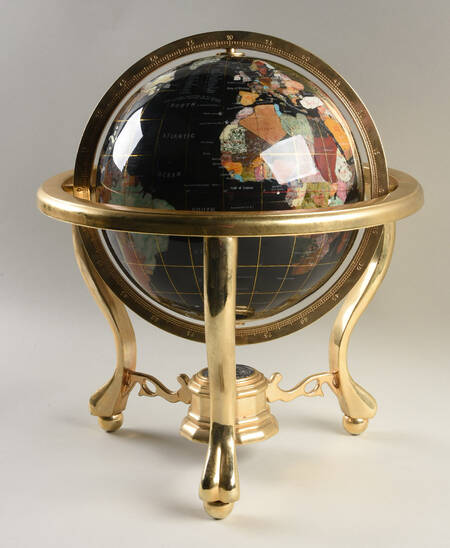 Replogle Globes Compass-Black Ocean Globe - No Box