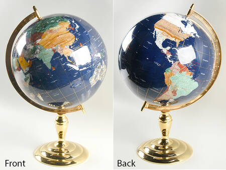 Replogle Globes Blue Lapis Gemstone Globe - Boxed