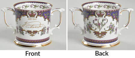 Royal Collection Royalty Giftware Victoria Reign 1819-1901 Loving Cup - No Box