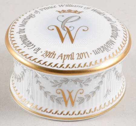 Royal Collection Royalty Giftware Marriage Of William & Catherine Box - Boxed