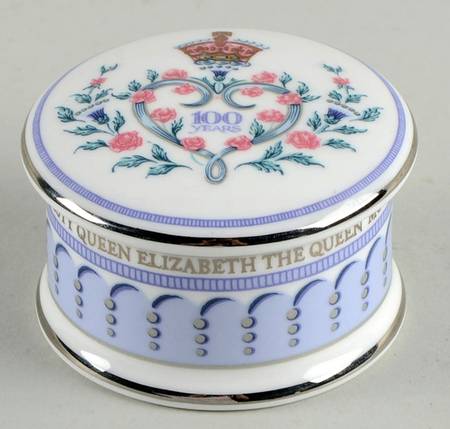 Queen Mother-Centenary Trinket Box - No Box