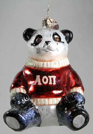 Fraternity-Sorority Alpha Omicron Pi Panda - No Box