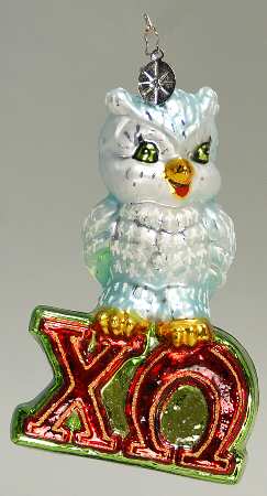 Fraternity-Sorority Chi Omega Owl - No Box
