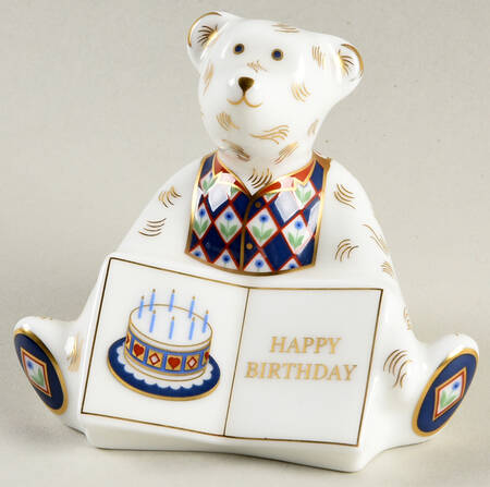Miniature Bear Collection Greetings Happy Birthday Bear - No Box