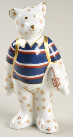 Miniature Bear Collection Rugby Bear - No Box