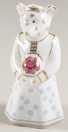 Miniature Bear Collection Bride Bear - No Box