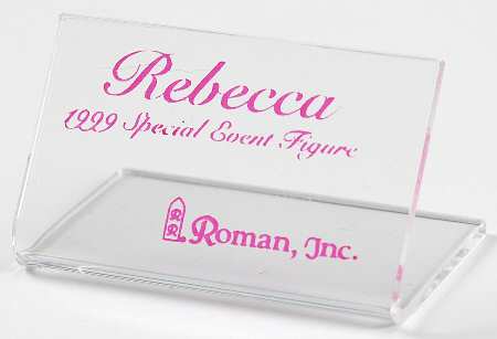 Advertising Signs Rebecca Special Event  - Plastic Advertising Signs