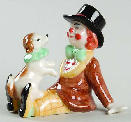 Mini Circus Clown With Dog - Boxed