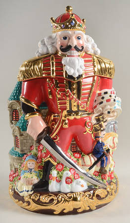 Christopher Radko Cookie Jar Nutcracker King - Boxed